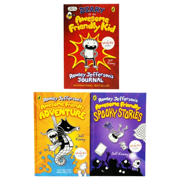 diary of an awesome friendly kid – 3 books
