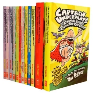 captain underpants – 12 books