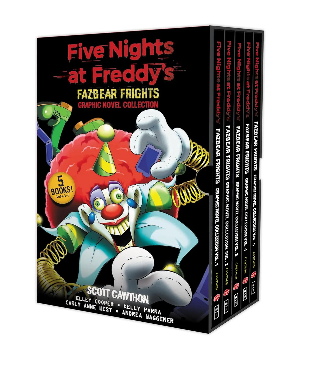 five nights at freddy's: fazbear frights – graphic novel collection (5 book set) balck and white five nights at freddy's: fazbear frights – graphic novel collection (5 book set) balck and white