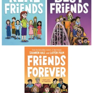 best friends series – 3 books set (real friends, best friends, friends forever) by shannon hale & leuyen pham
