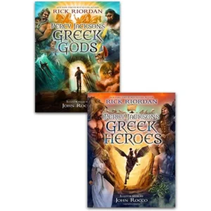 percy jackson illustrated edition greek myths collection rick riordan 2 books set pack hardbackhardbackdisney hyperionlowplex 25